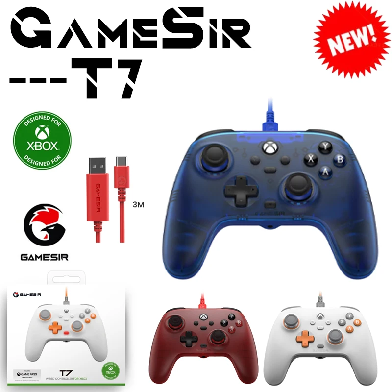 GameSir T7 Xbox Gaming Wired Controller for Xbox Series X Xbox Series S Xbox One Steam windows