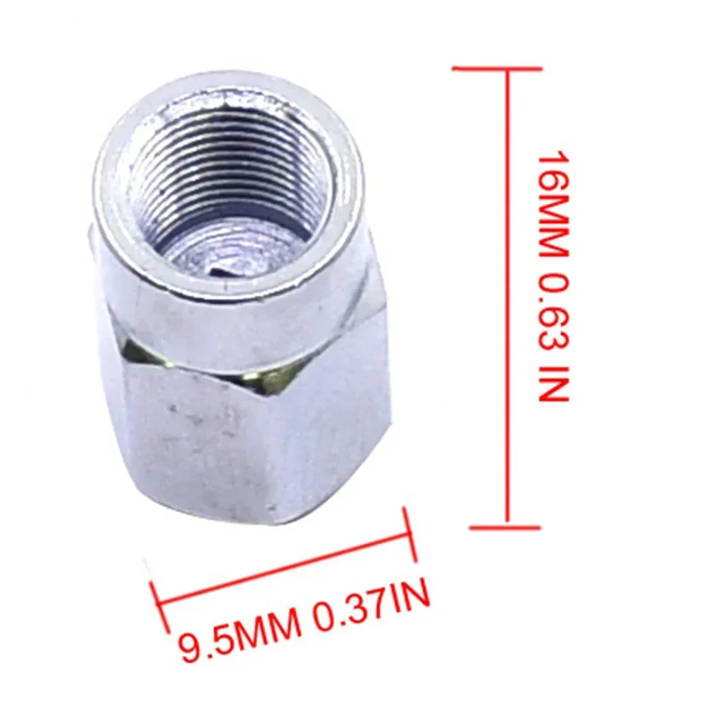 1/2pc Flex Shaft Driver Cap Nut Adaptor Attachment Metal Nut Cap For  2610916116 Power Tool Accessories