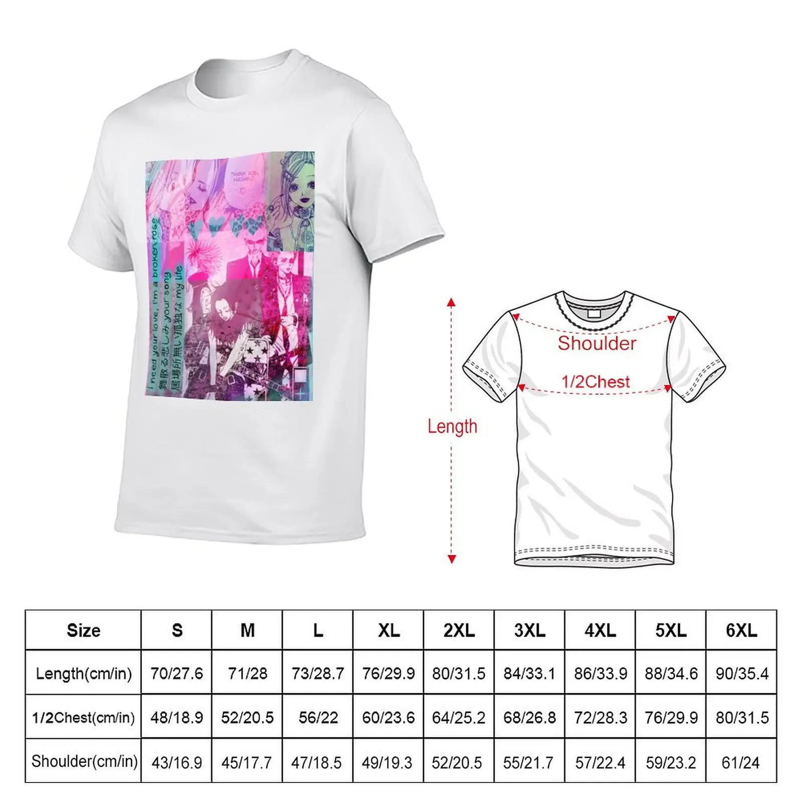 T-Shirt man Rose graphic t shirts casual for shirts t Nana man – men
