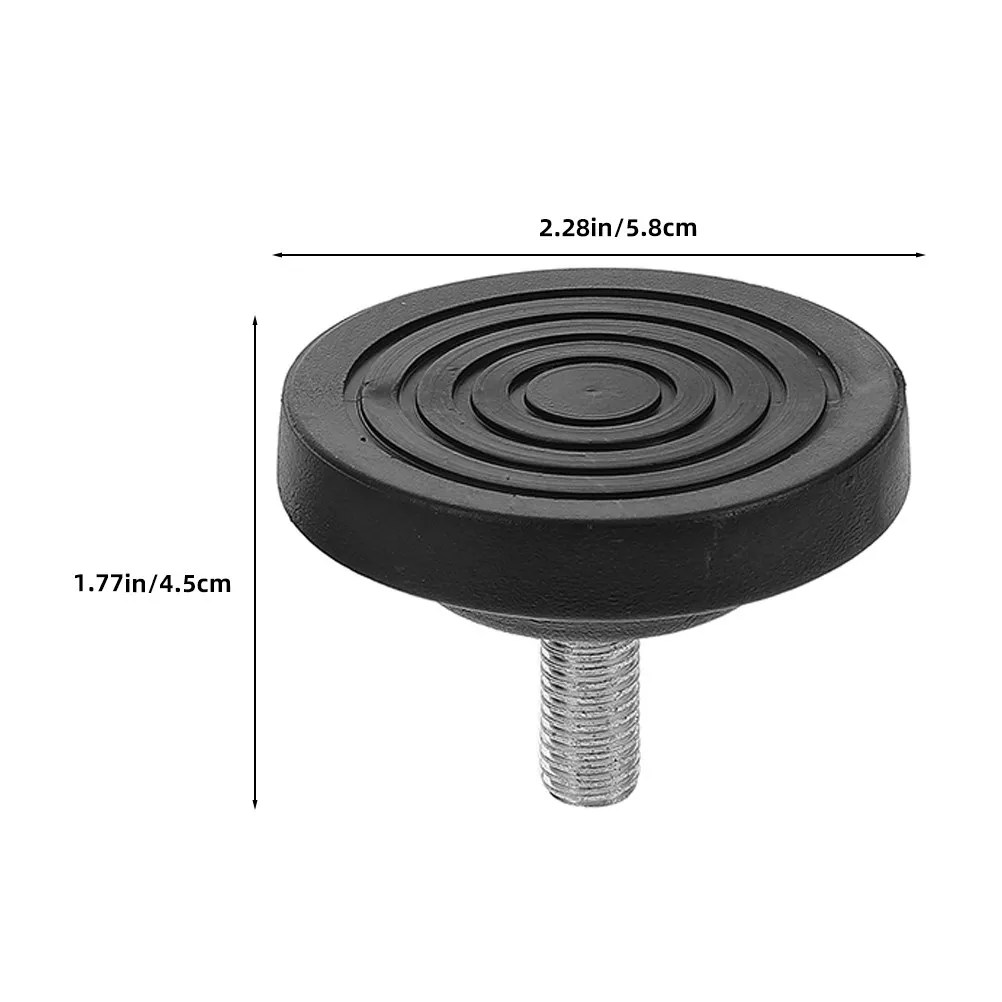 4Pcs Anti Slip Support Pads Rubber Adjustable Furniture Levelers for Treadmill Exercise Bike Table Chair Noise Reduction