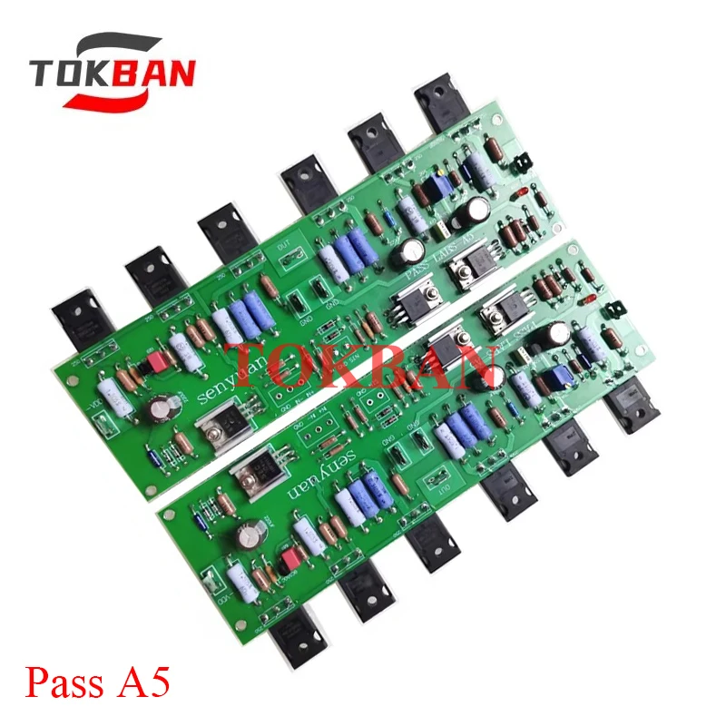 

Tokban 50w*2 1pair Reference Pass A5 Power Amplifier Board FET Class A High Power with Balanced Input XLR HIFI Amplifier Audio