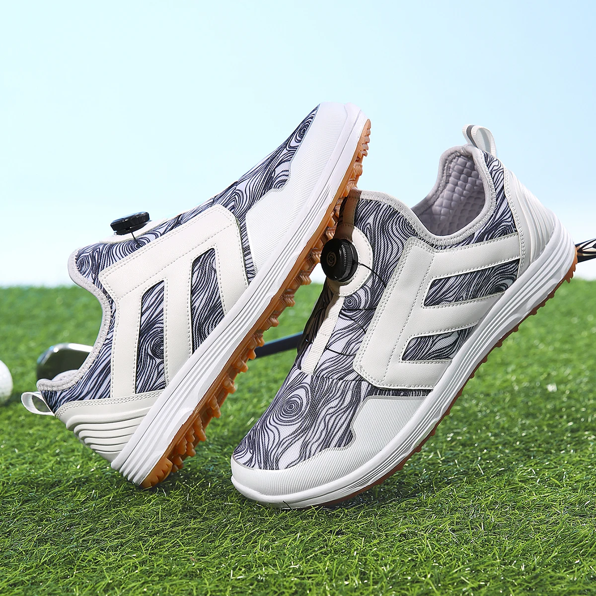 Nieuwe Heren Golfschoenen Groot Formaat 37-46 Lichtgewicht Wandelschoenen Golfers Outdoor Ademende Wandelschoenen Luxe Heren Sneakers