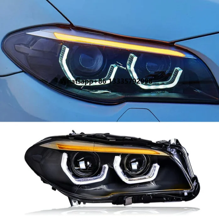 

Wholesale Hot Sale White Upgrade Headlights Car Parts Led Headlight for BMW 5 Series 2010-2017 F10 F11 F18 Head Lamp