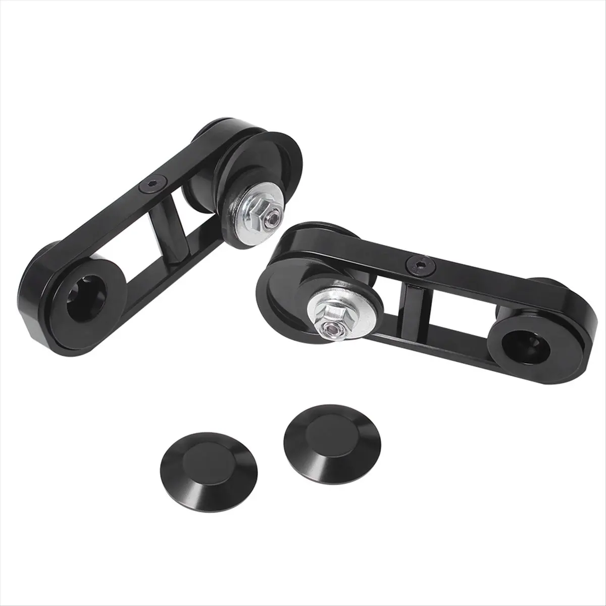 Super Sale Motorcycle Black 180° Adjustable Drop Mirror Relocator Mount for Harley Touring Street Glide FLHX 2006-2013