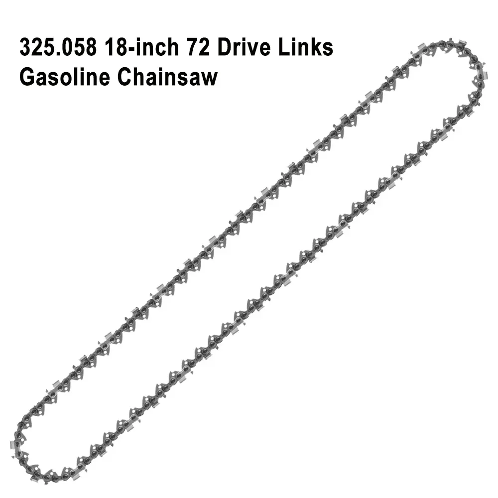 18 بوصة البنزين بالمنشار 72 محرك الروابط 0.325 "الملعب 0.058" دليل تقريب القاطع رؤساء سبيكة سلسلة المنشار شفرة سلاسل استبدال