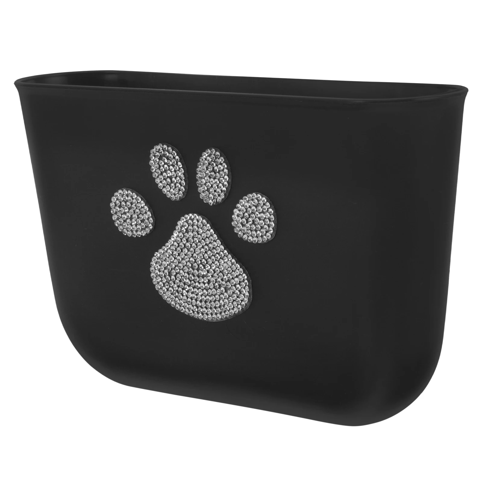 

Car Trash Can Bin Vehicle Container Chair Back Waste Plastic Recycling Bins Car Door Side Pocket Storage Box Black Mini