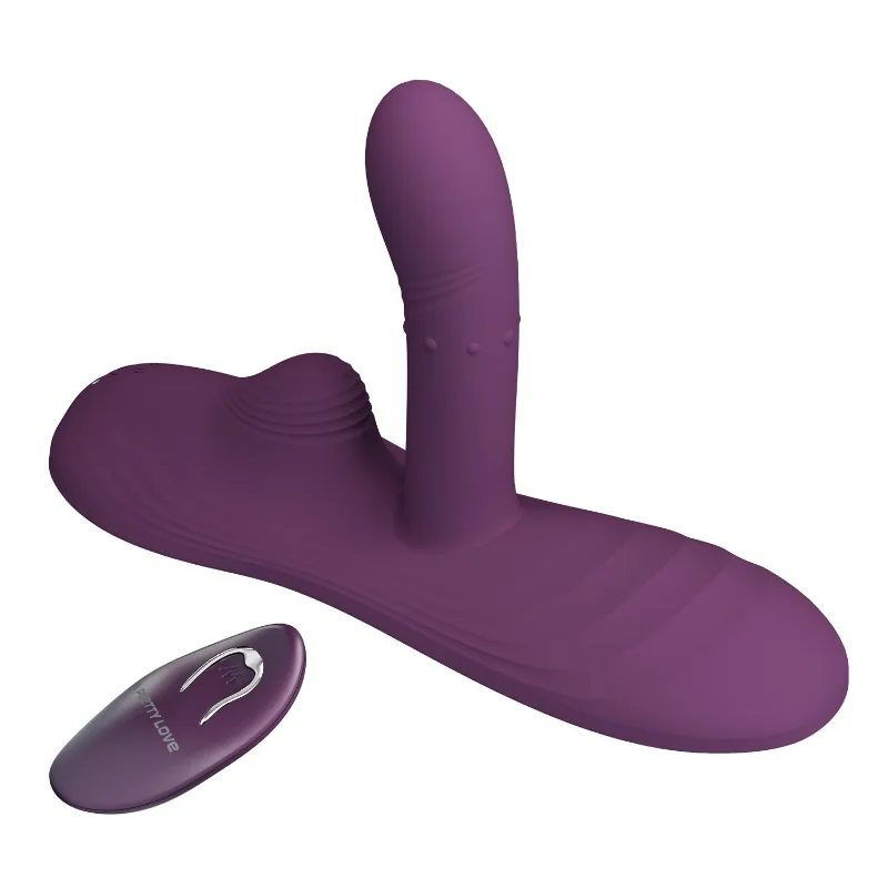 Riding-Style Cushion Vibrator Wholesale Clitoral G-spot Anal Stimulation with APP G Spot Vibrator for Intense Prettylove 300057W
