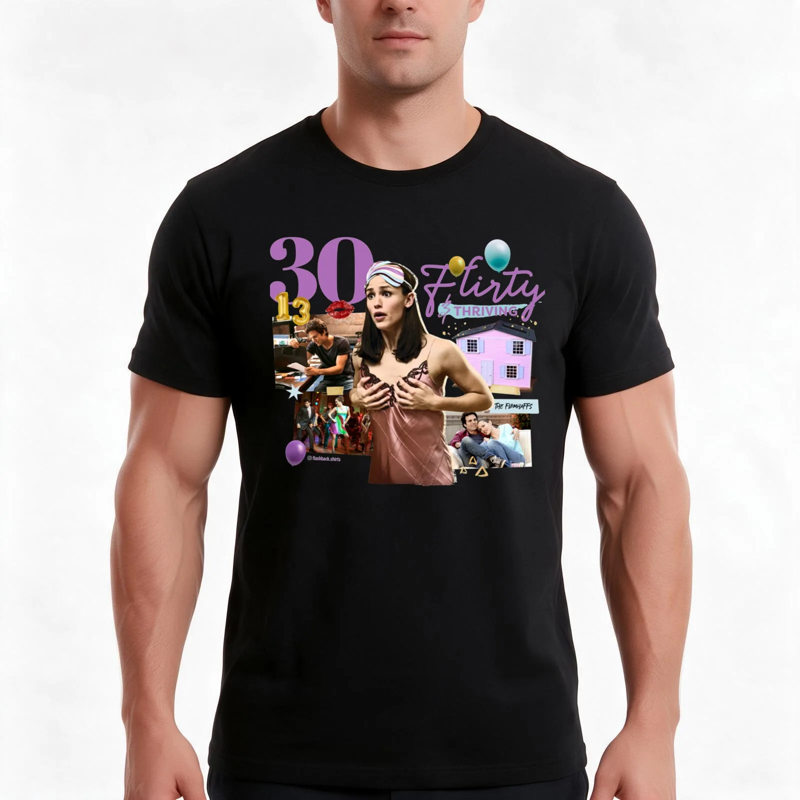 13 going on 30 Premium Scoop T-Shirt, Summer Casual Cotton Tee, Oversized Streetwear Tops, Vintage Graphic Print, 100% Cotton