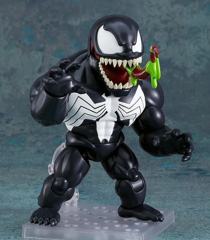 Genuine Boxed Gsc 1645 Venom 13cm Pvc Anime Collectible Q Version Action Figure Model Collection Limited Gift Toys