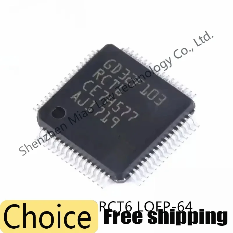 GD32F103RCT6 GD32F103 GD32 GD32F 103RCT6 LQFP-64 ARM 32 Bit Microcontroller Chip MCU IC Controller New Original