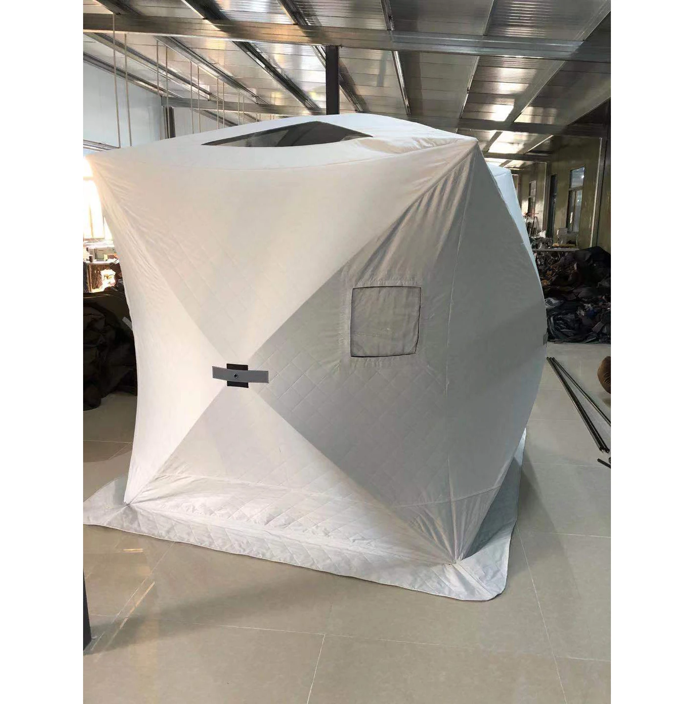 

Зимняя палатка-сауна, утепленная палатка-куб для зимнего кемпинга и рыбалки