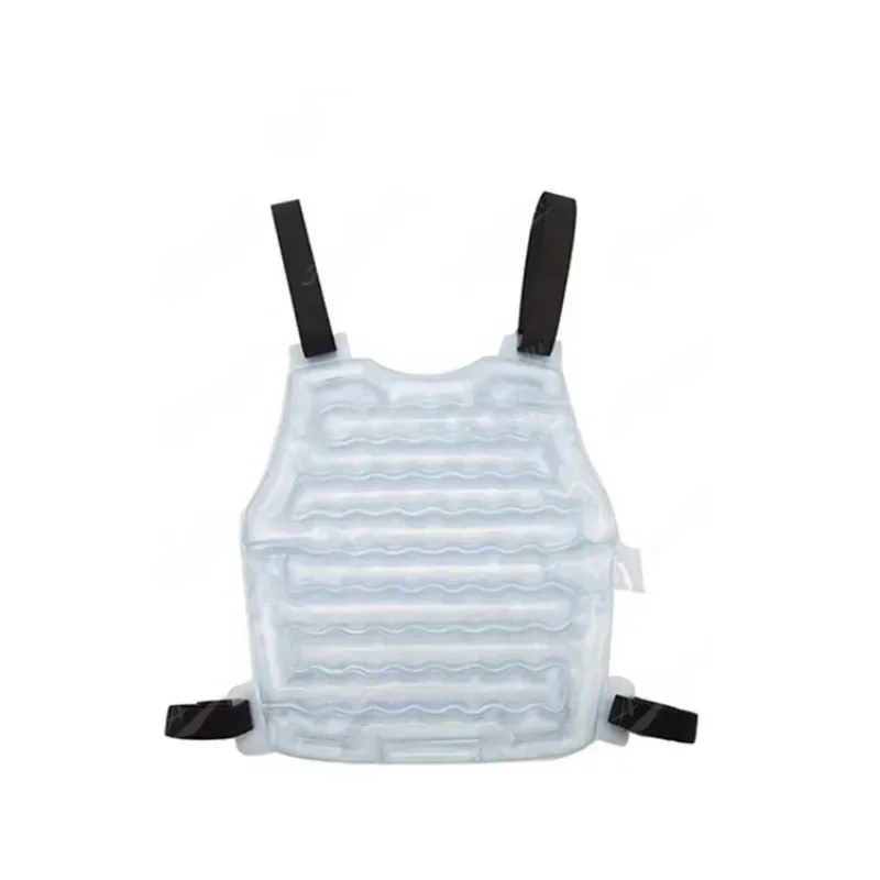 Summer Lightweight Cooling Gel Vest Pullover Body Cooler Ice Pack Hot Cold Refrigerator Vest for Summer Heat Relief