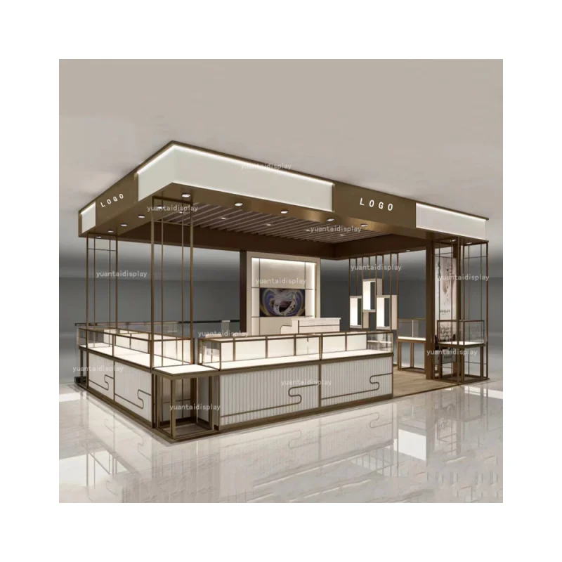 

Custom. Imperial Style Jewellery Display Kiosk Jewelry Shop Overall Designs Display Cabinets