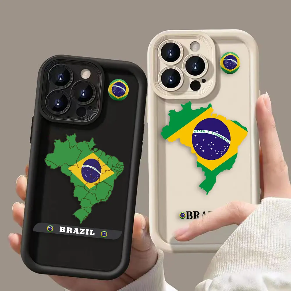 

Brazil Flag Footbal Cover Phone Case For Google PIXEL 7 8 7A 8A 9 Oneplus 11 10R 8T NORD CE 4 LITE ACE 2 3 5G Case Funda Capa