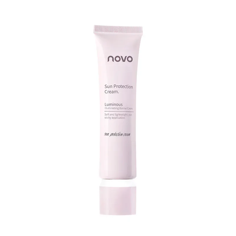 novo retouching radiance isolation cream powder delicate natural whitening complexion makeup