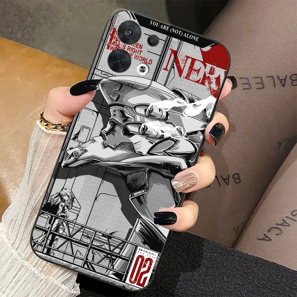 جديد G-Genesis E-Evangelion 01 02 غطاء جراب هاتف ل ممن لهم رينو 14 14F 13 13F 12 11 11F 10 8 8T 7Z 7 6 5 5F 4 4F لايت برو