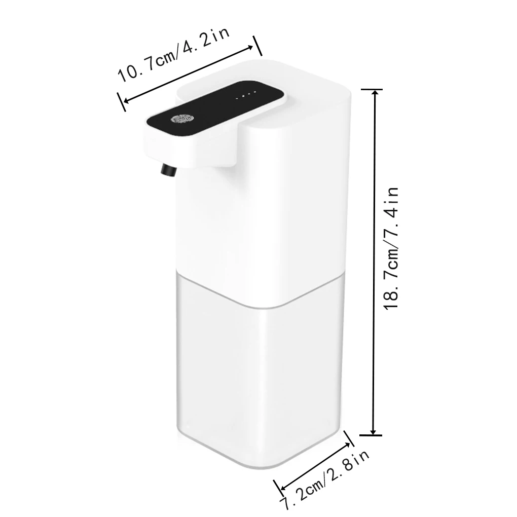 Automatic Dispenser Smart Touchless Sprayer Infrared Induction Container for Kitchen Toilet, Gel Type