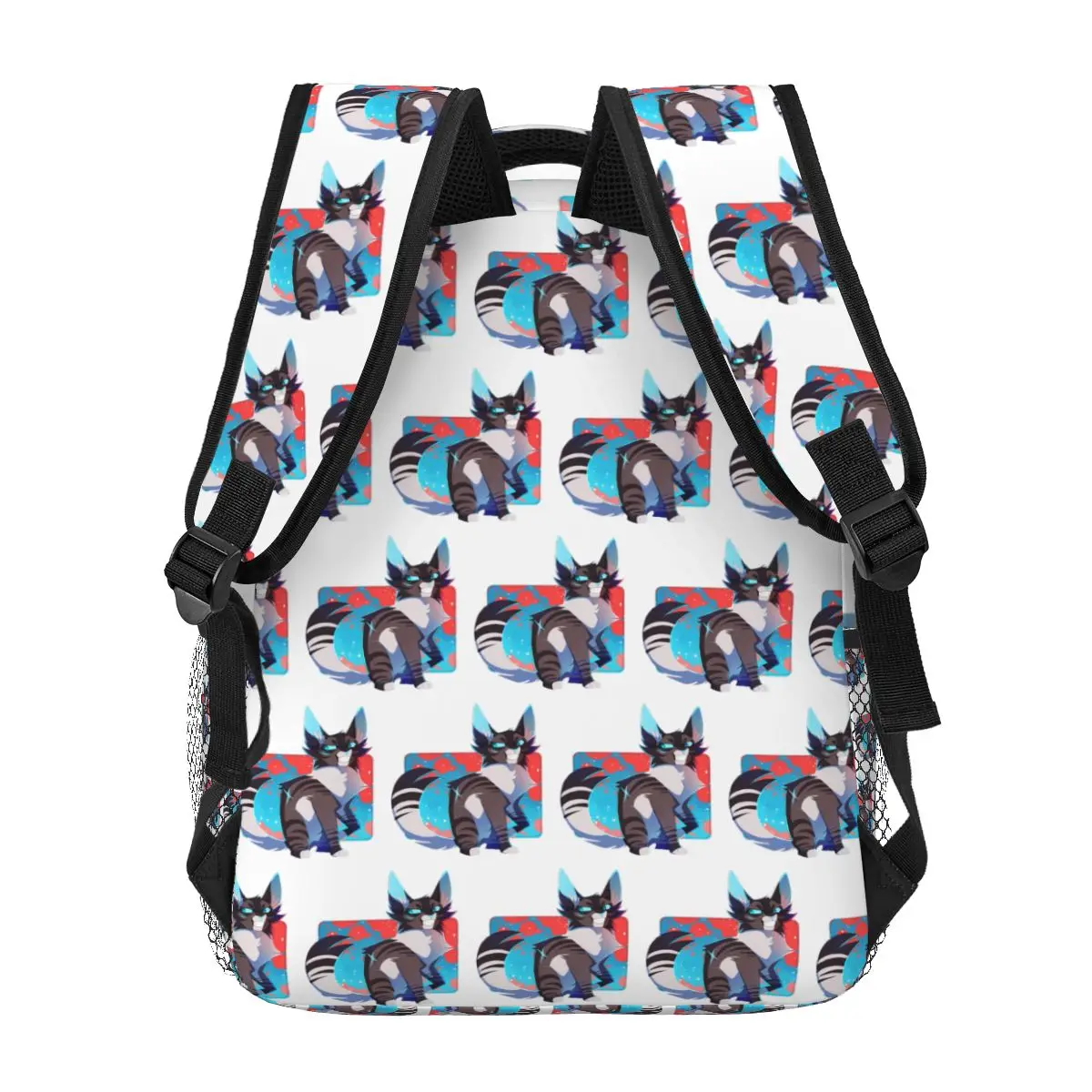 Mochilas Hawkfrost Warrior Cats para estudantes, Mochila escolar de grande capacidade, Mochila para laptop dos desenhos animados, Bolsa de ombro para meninos e meninas