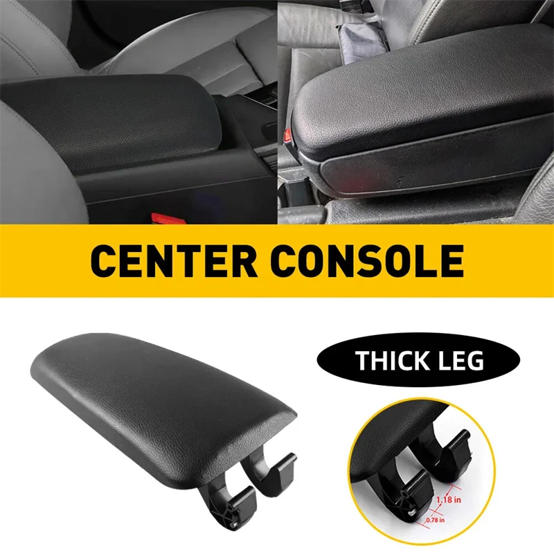 

For A6 C5 1998-2005 Car Armrest Latch Cover 4B0864245AG 8E0864245P 4B0864245AL Center Console Armrest Storage Box Lid Cover