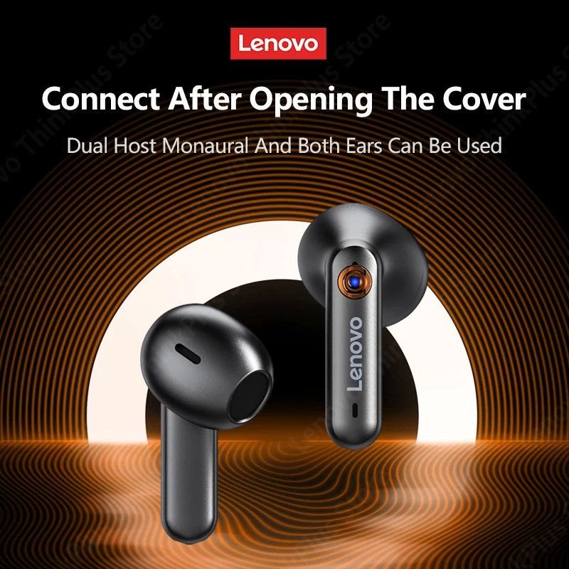 

Choice Original Lenovo T60 True Wireless Bluetooth V5.3 Earphones Noise Reduction Gaming Headset Sports Earbuds with Mic