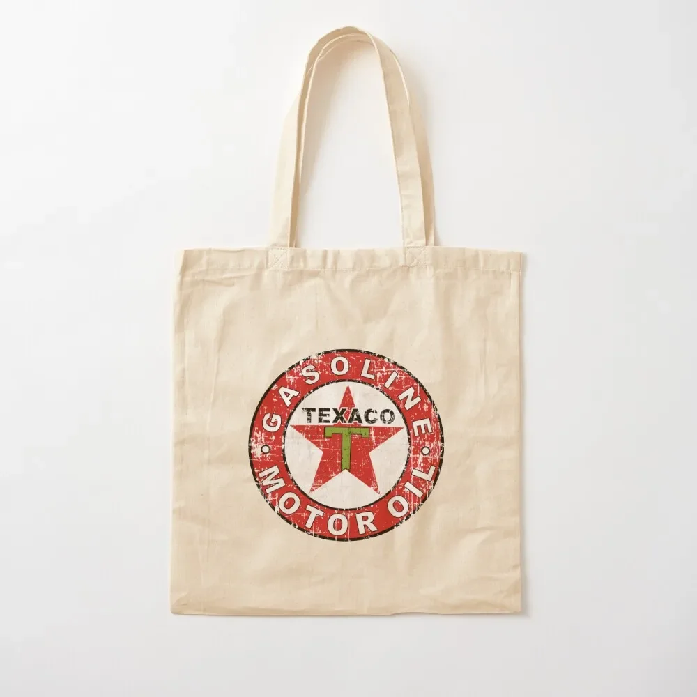 Texaco Tea Vintage Scratch Tote Bag Beach bag Women's shopper eco bag folding