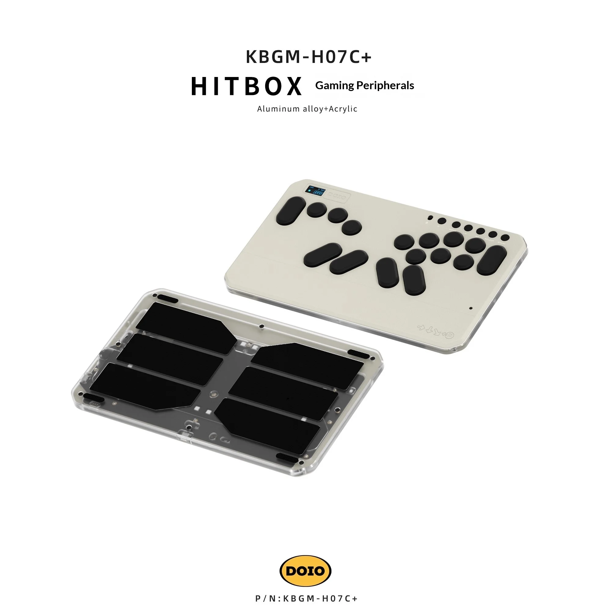 DOIO KBGM-M01-HE OSU DJMAX Muse Dash EZON Mini Portable Audio Playstation Short Magnetic Switch Aluminum Mechanical Keyboard view 3