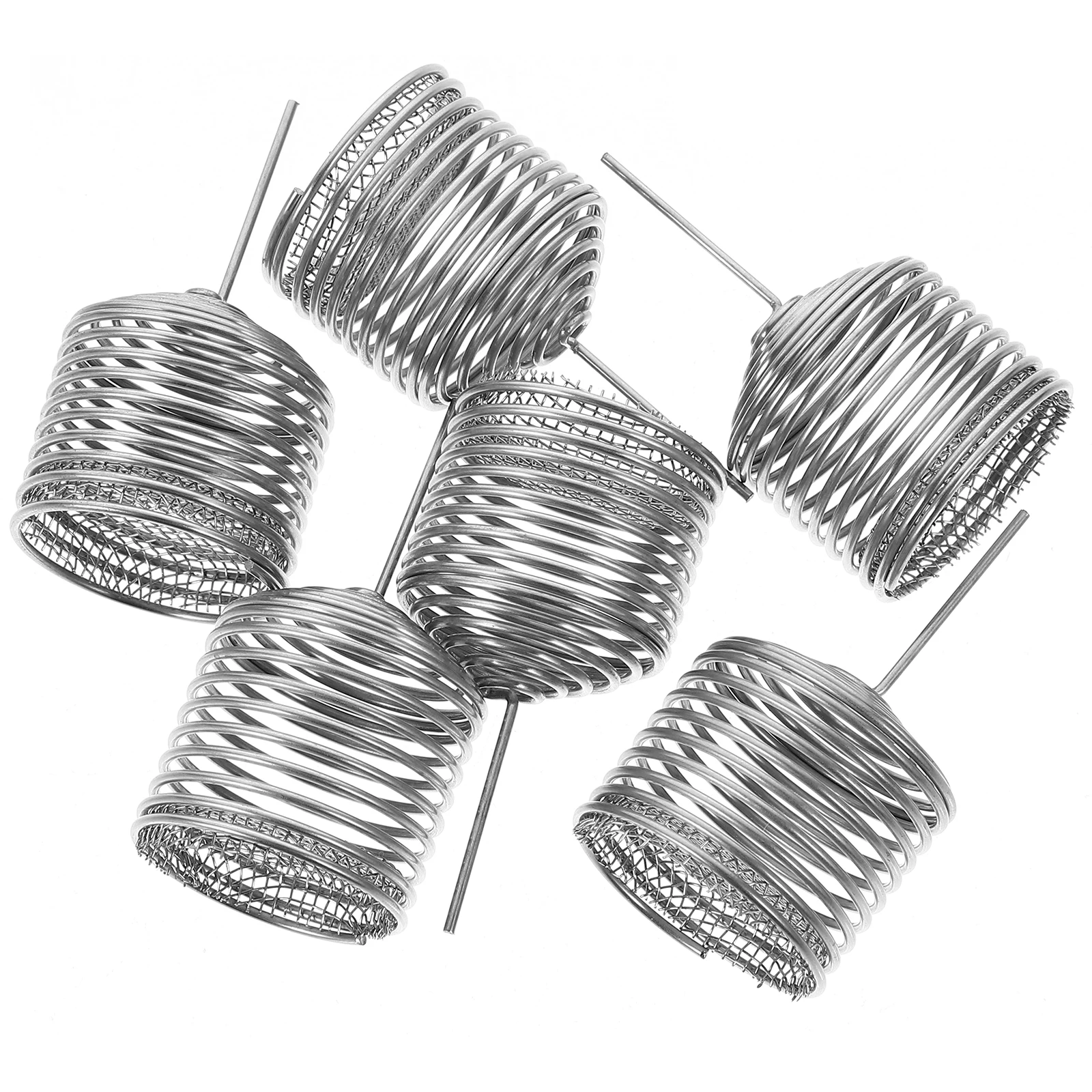

6 Pcs Boxes Stainless Steel Small Silver Reusable Cover Bonsai Planting Containers Gardening Tool Balcony Outdoor