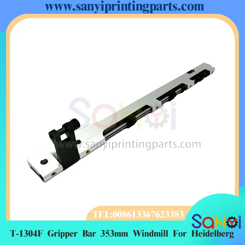 1 Piece High Quality T-1304 Heidelberg Gripper Bar Windmill 10x15 Heidelberg T-Platen Press Printing Machine Parts 353mm