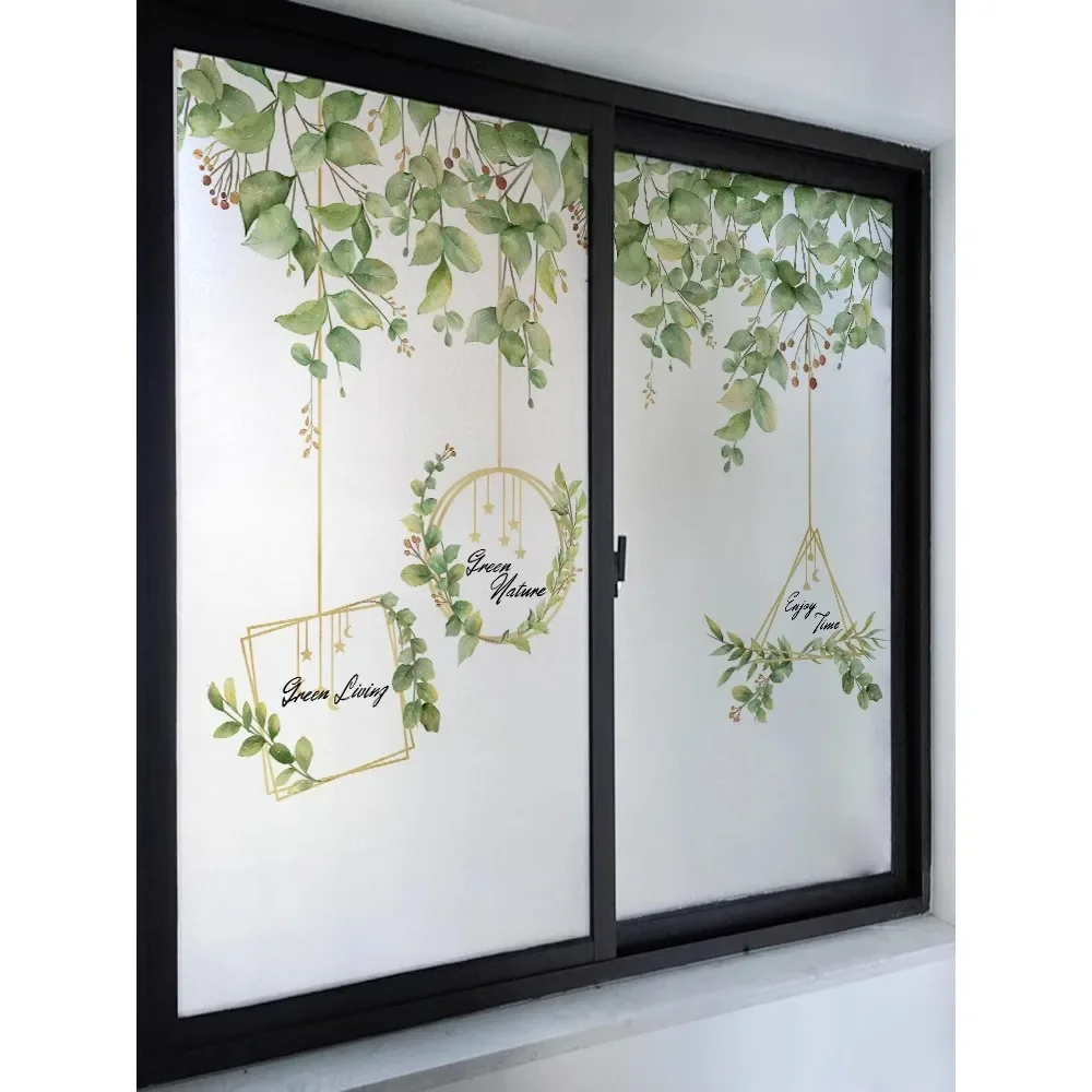 Frosted Glass Stickers Bathroom Windows Anti-light Anti-peeping Translucent Electrostatic Privacy Glass Film House Window Tint