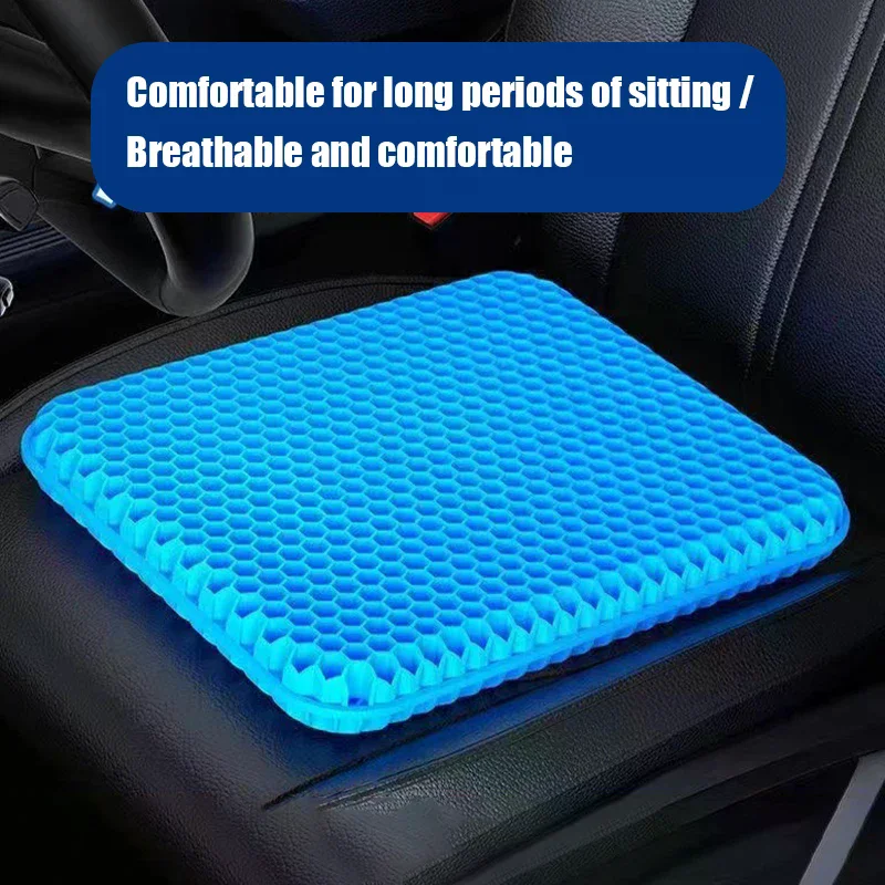 Gel Seat Cushion Breathable Cooling Pad For Summer Car Seat Soft Cooling Pad Office And Home Stool