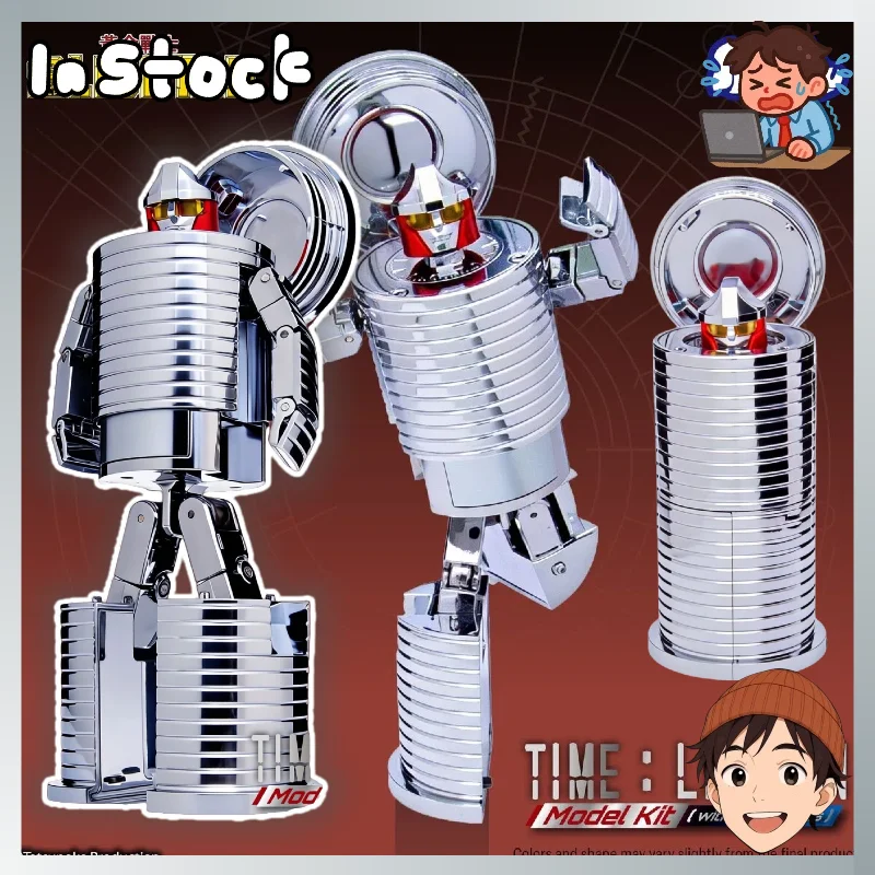

【IN STOCK】 Original Product Xiangli Model SHOHORIKU Tatsunoko Classic Anime Golden Warrior / Time Warrior Finished Robot Figure