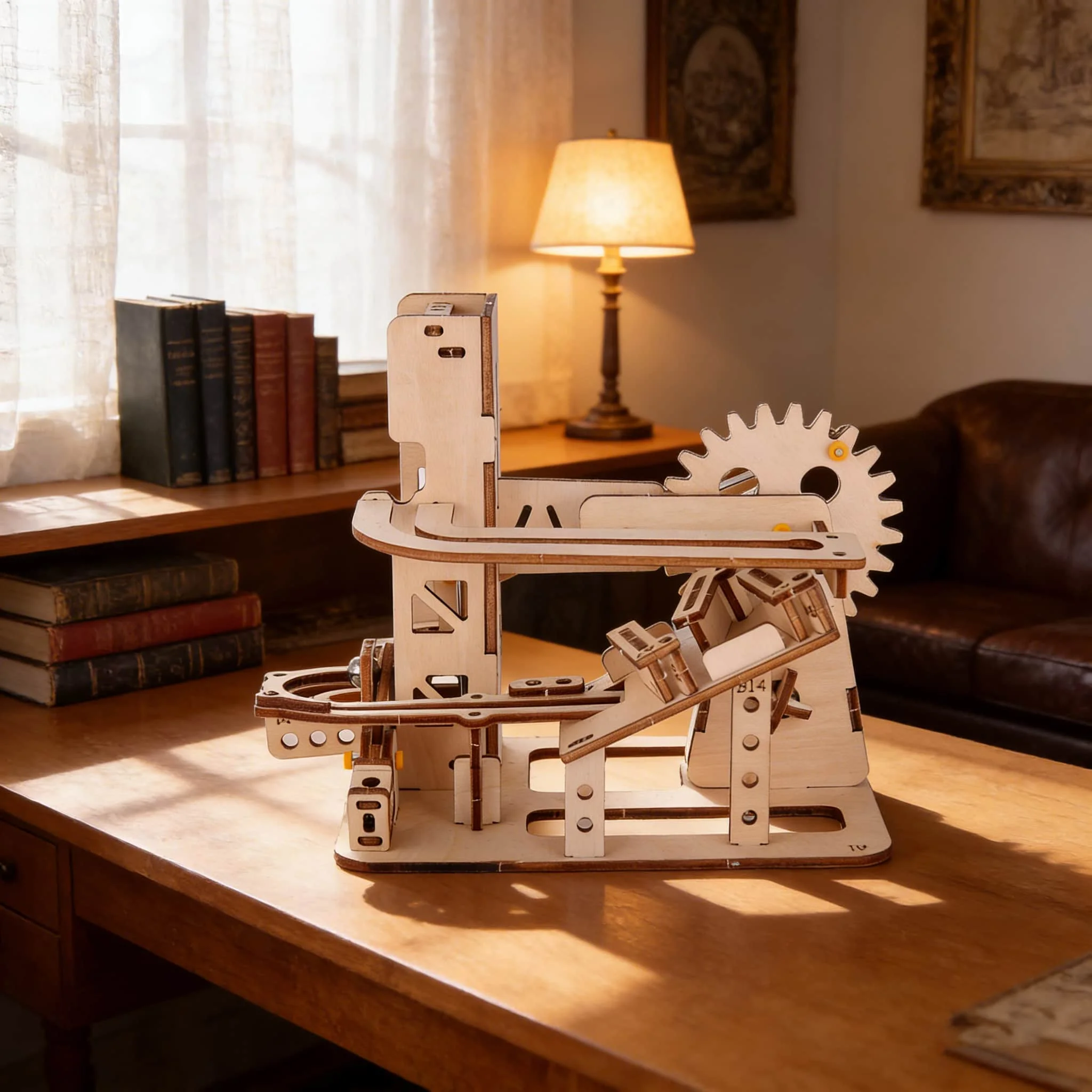 DIY Wooden Slide, 3D Wooden Puzzle Model Slide, Educational and Intellectually Stimulating