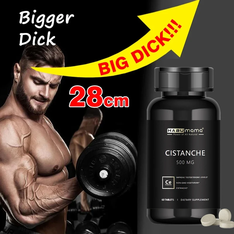 HABUMAMA 100% Cistanche Deserticola Supplements Natural Organic Erection Pill Improve Performance and Libido Increase Size