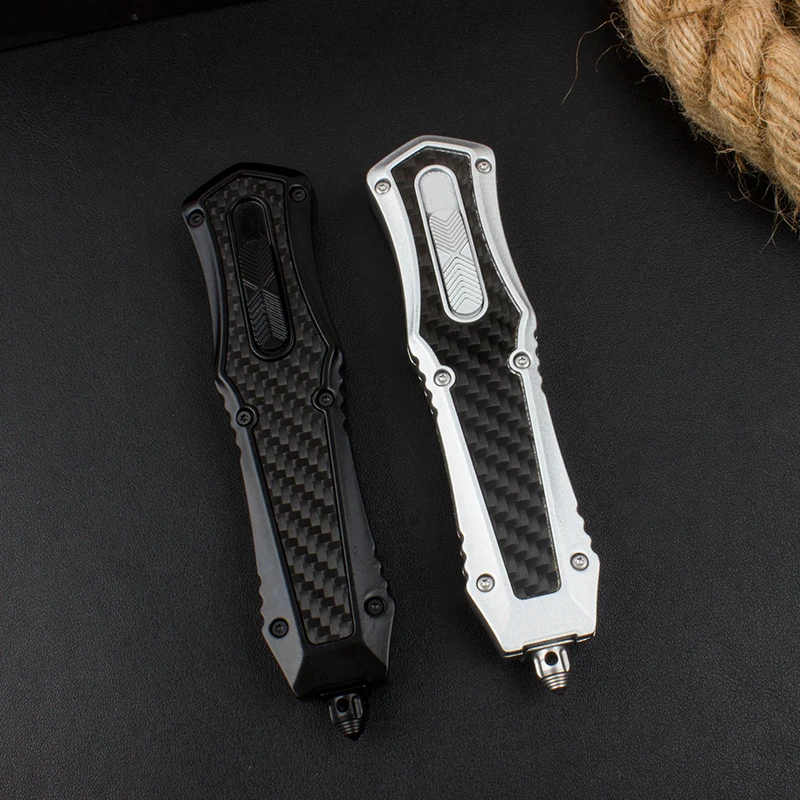 

Microtech Straight Jump Carbon Fiber Handle EDC Tools