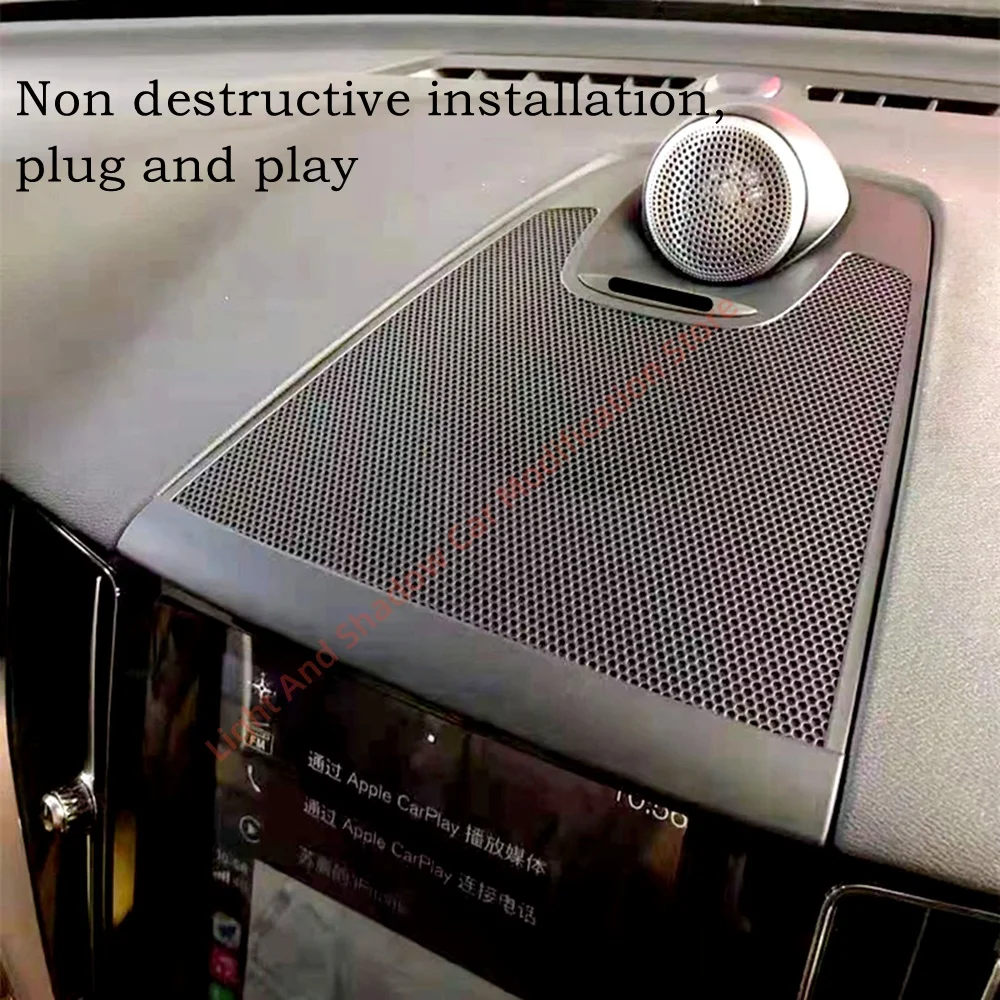 Car Dashboard Center Speaker Suitable for Volvo XC60 Audio Modification Upgrade Tweeter Cover Plug and Play