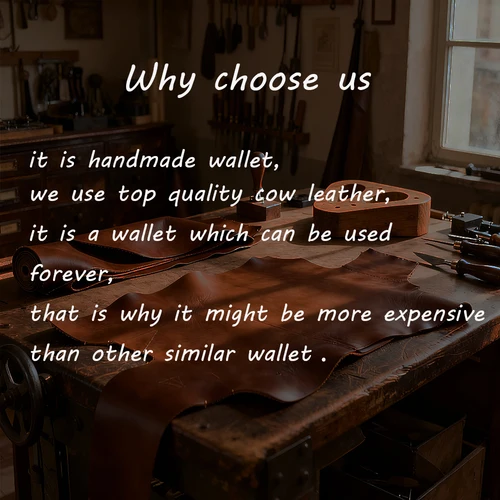 Imagen 2 del producto Carteras Retro de cuero de vaca genuino de alta calidad para hombre, monederos cortos con cremallera, tarjetero, monedero, billeteras masculinas suaves simples