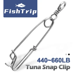 FishTrip Tuna Long Line Snap Clip Shark Clips Heavy Duty Fishing Snap Swivel Spearfishing Accessories
