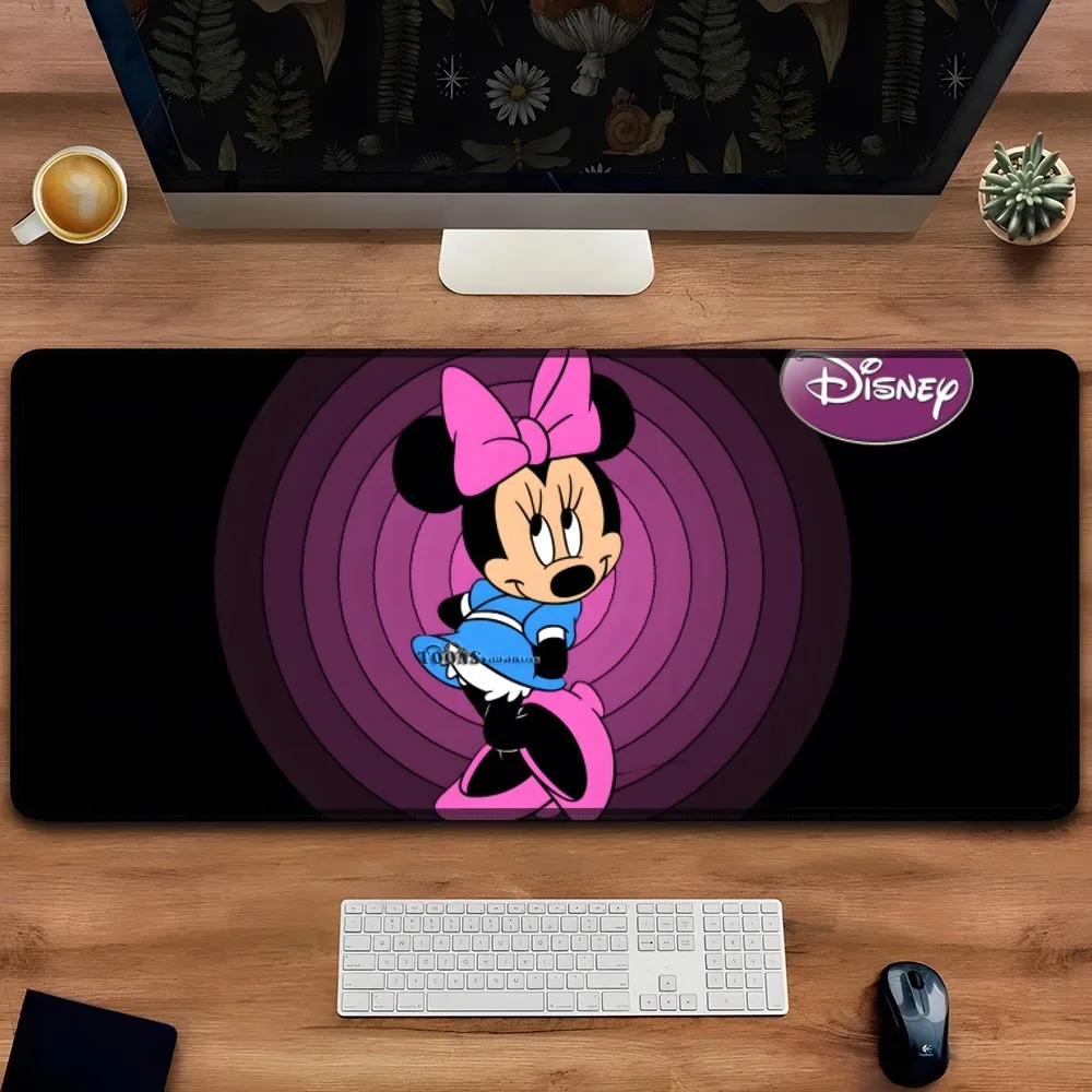 disney minnie Mouse Pad Gamer Mousepad Baby Bear Mouse Pad Large Mouse Mat Natural Rubber Desk Rug PC Desk custom made