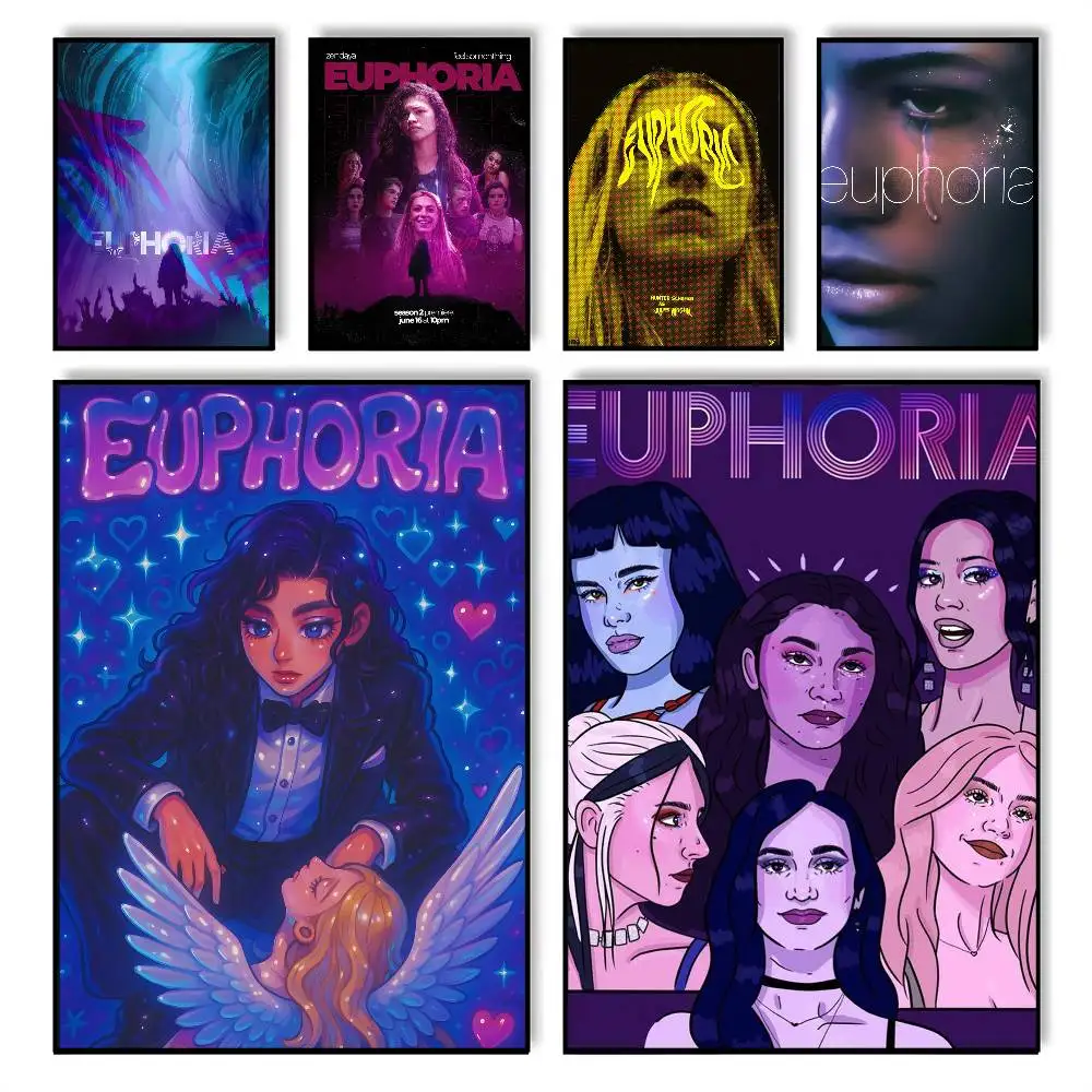 Euphoria hot TV Poster Wall art print art suitable for living room bedroom bar parlor home decor gift