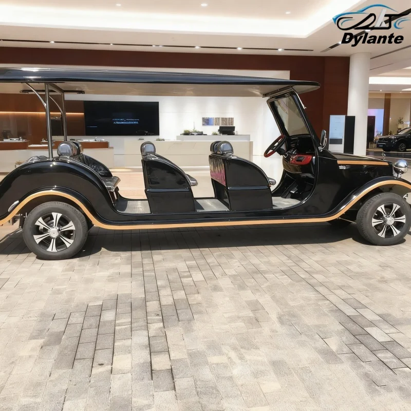 

2025 Новый дизайн, 72 В, литиевая батарея, электрический винтажный классический автомобиль, сделанный в Китае, 5 8, 11-местный новый классический автомобиль в стиле ретро