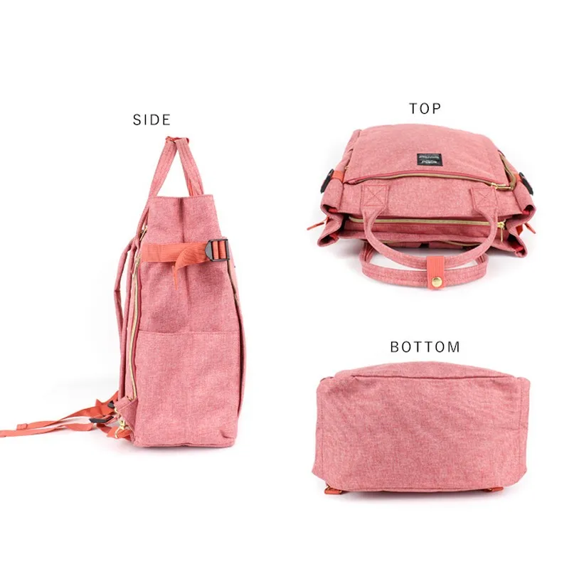 Sac à dos d'école en nylon brodé pour femme, sac à dos étanche pour ordinateur portable, sac à dos de voyage pour filles et dames