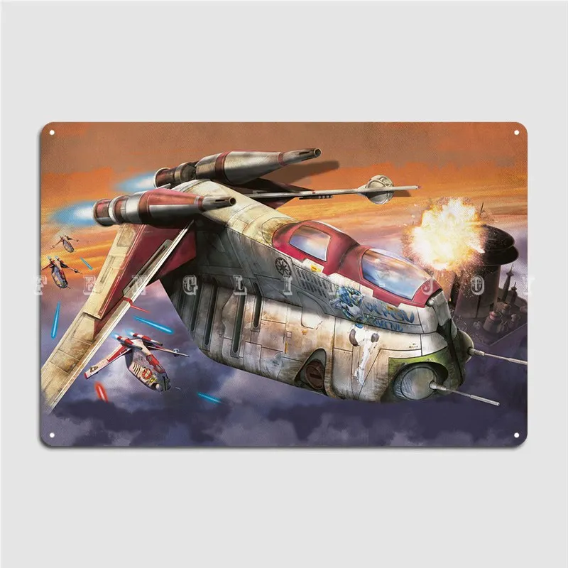 Attack Shuttle Poster Metal Plaque Cinema Garage Personalized Cinema Wall Decor Tin Sign Poster