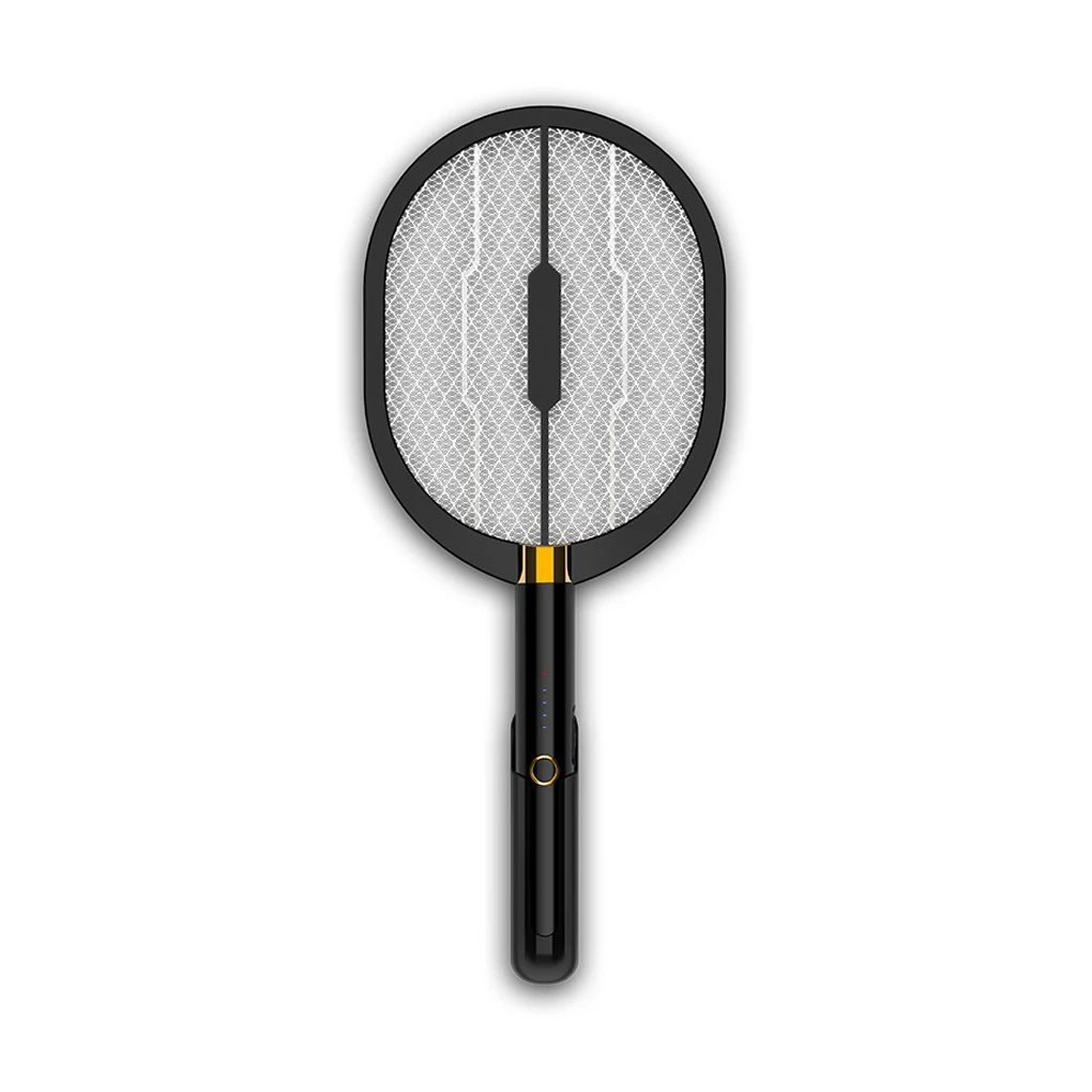 

Handheld Mosquito Swatter Electric Zapper USB Rechargeable Fly Racket Home LED Control Light Insect Repeller Household