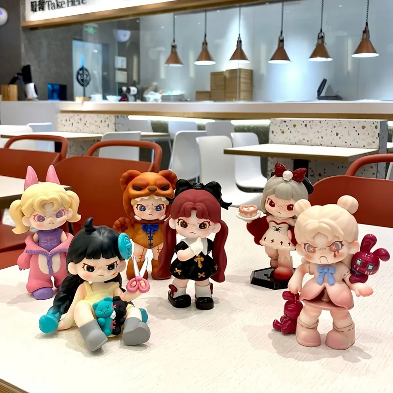 New Blind Box Genuine Dora 6 Generation Ideal World Series Anime Cute Action Figure Surprise Guess Mystery Box Birthday Toy Gift - view 3