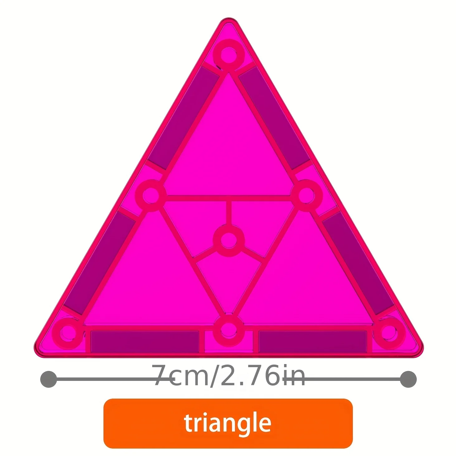 แผ่นแม่เหล็กต่อรูปทรง ของเล่นแม่เหล็ก สร้างทางวิ่งลูกแก้ว รางลูกแก้ว ของเล่นเสริมพัฒนาการ DIY สำหรับเด็ก