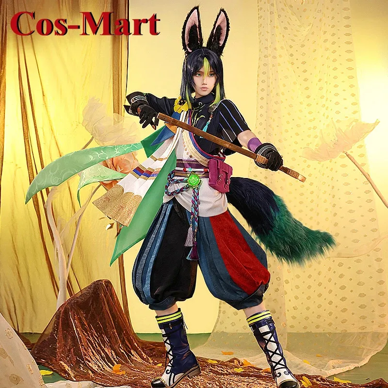 

Cos-Mart game Genshin impact tighnari cosplay costume fashion combat uniforms activity party role play clothing
