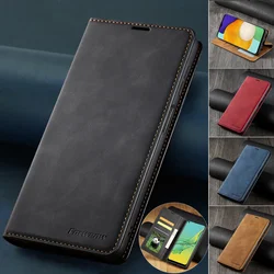 Leather Case For Samsung A14 A54 A34 A24 A13 A23 A53 A33 5G A04E Flip Wallet for Galaxy A52 A72 A32 A42 A22 A12 A51 A71 A31 A21S