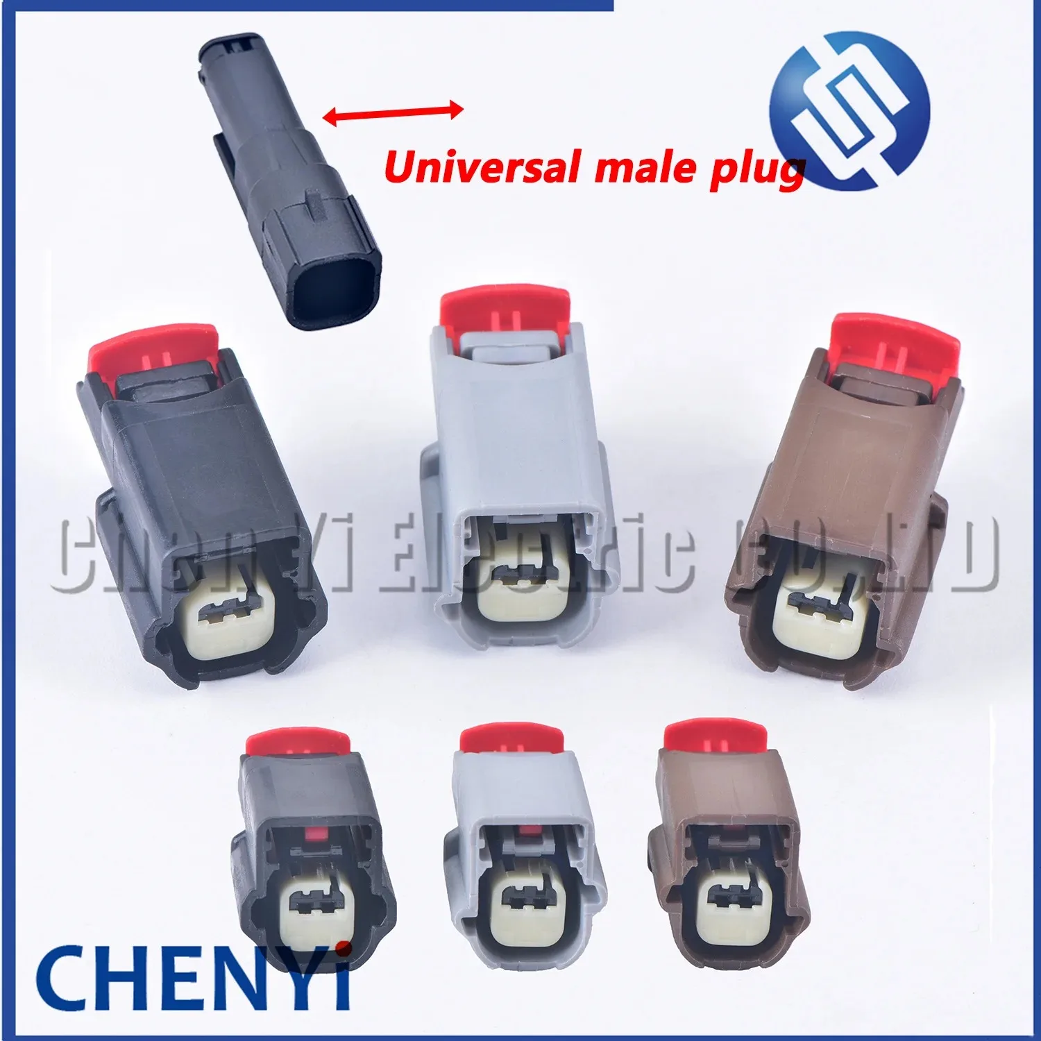 Sonda de Radar de parachoques delantero de 2 pines, sensor de detonación, enchufe del sensor de temperatura 31402-2110 31403-2110 para Ford Opel Chevrolet