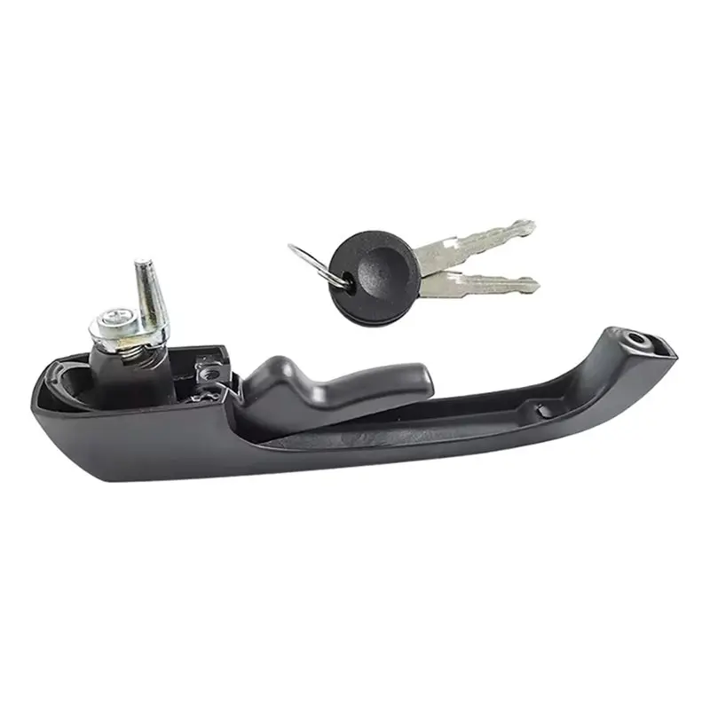 ABOK-For VW Lt For L T 28-35 Car Black Front Rear Door Handle+ Lock Key With 2 KEYS Right/Left 251837205B 251837205H 113837205MS