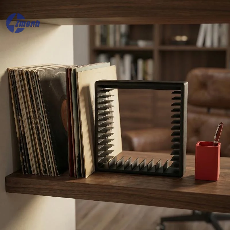 Estante de almacenamiento para cintas de casete, soporte para cintas de casete de audio, organizador de cintas de casete con 12 ranuras en total, para estudio y escritorio, 1 unidad